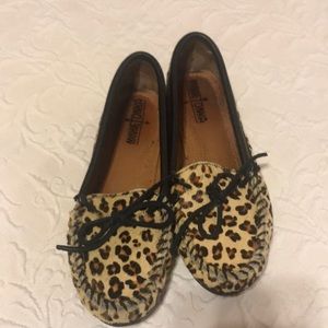 Leopard Minnetonka Mocs